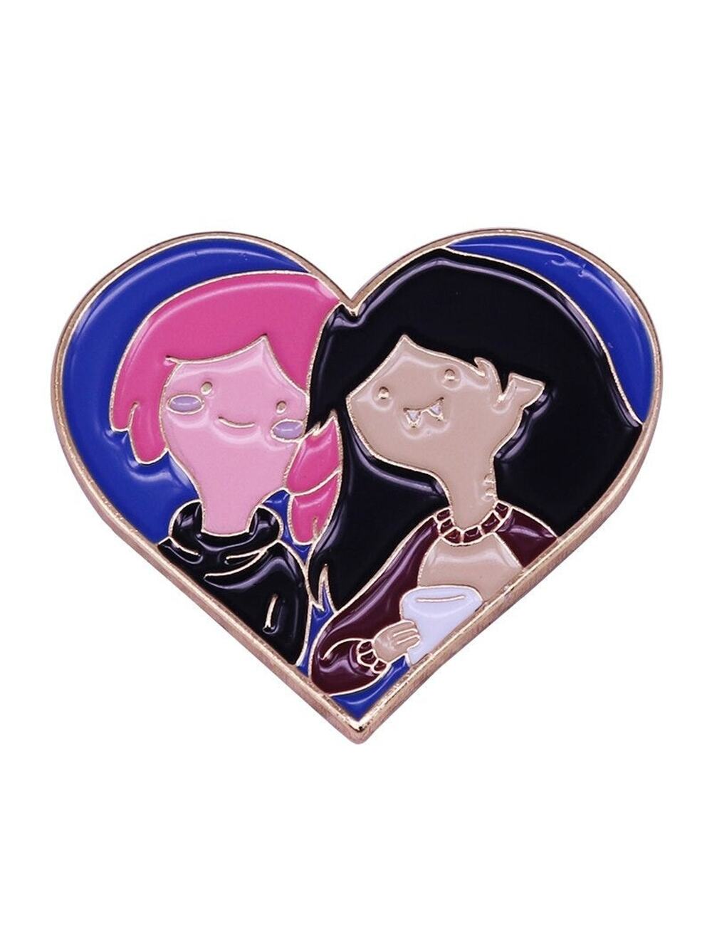 Adventure Time Bubblegum and Marceline Enamel Pins 286